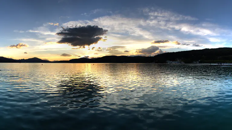 Wörthersee at Klagenfurt’s lakeside district