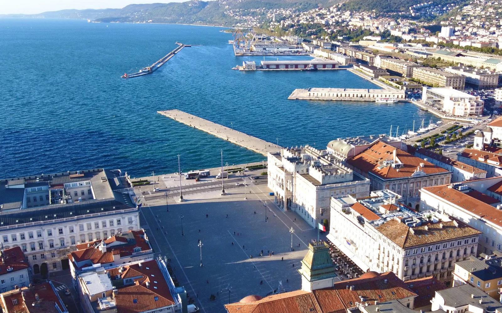 Piazza Unità d’Italia and the Adriatic waterfront in Trieste