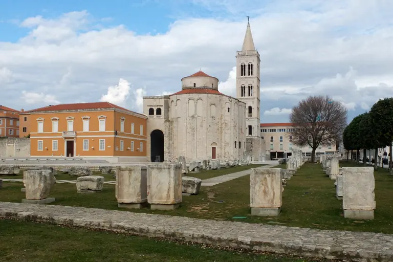 Roman Forum and Church of St. Donatus in Zadar