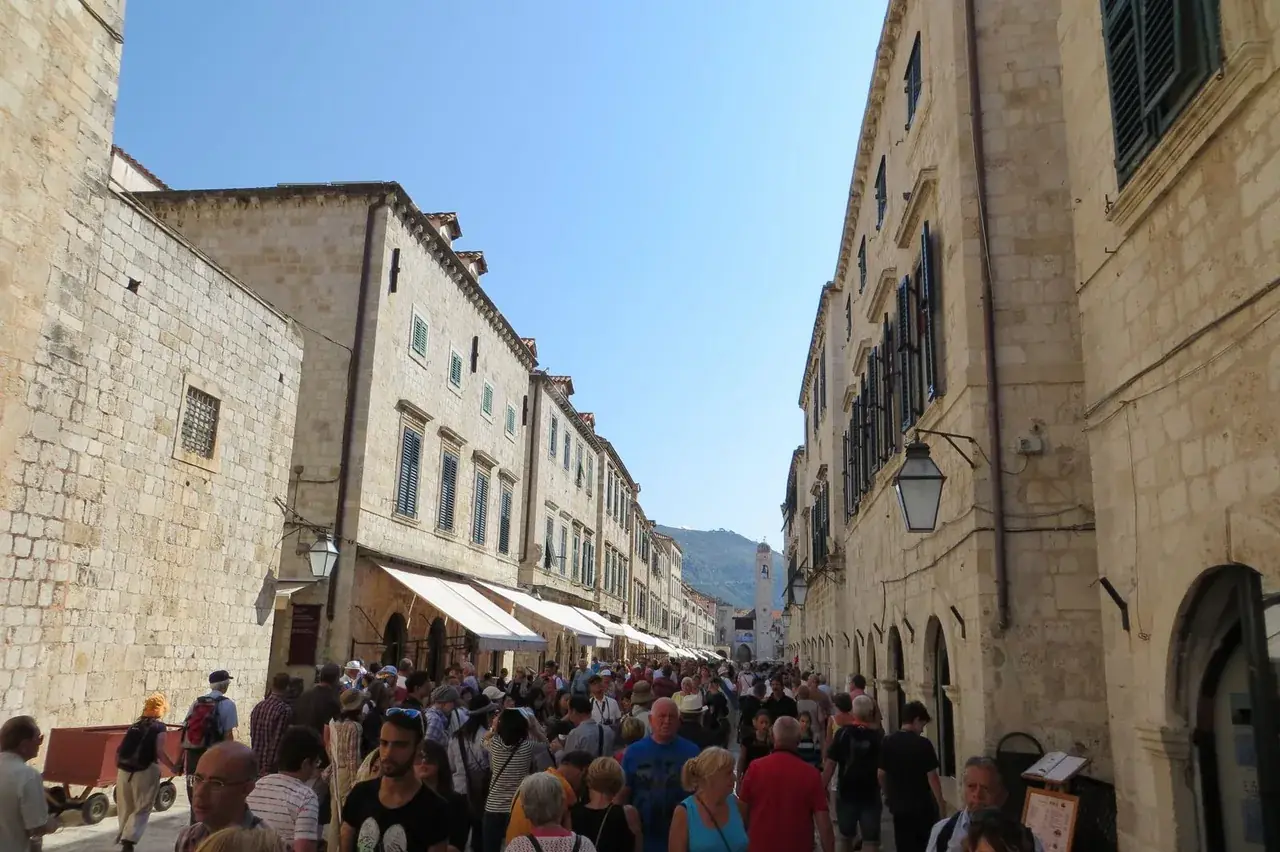 Stradun street in Dubrovnik Old Town